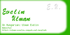 evelin ulman business card